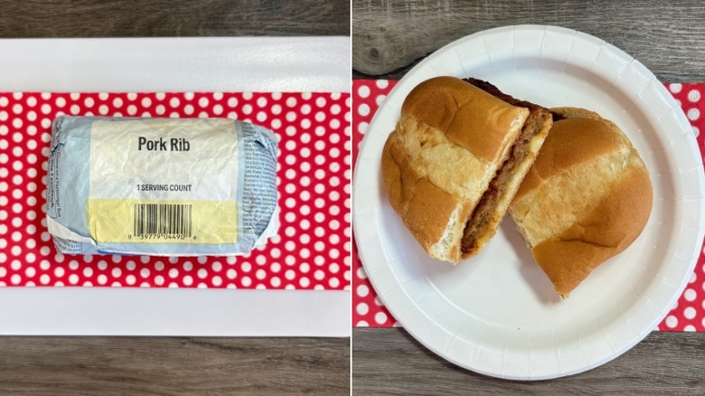 Kwik Trip Pork Rib Sandwich