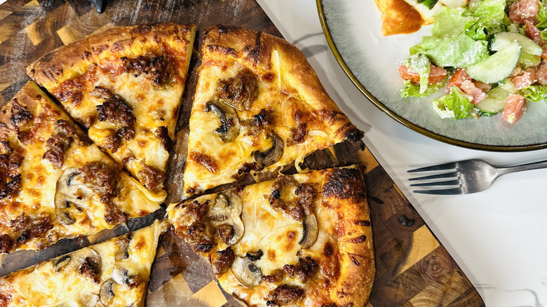 Homemade fool-proof pizza crust