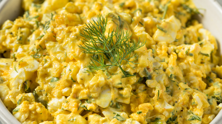 honey mustard egg salad
