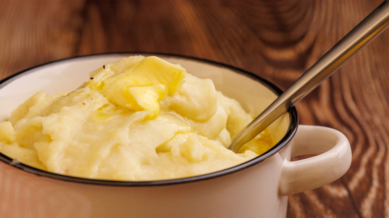 Buttery mashed potatoes