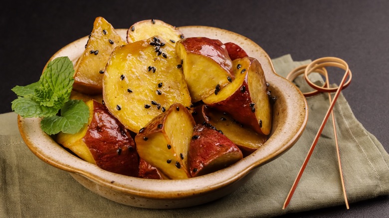 candied japanese sweet potatoes