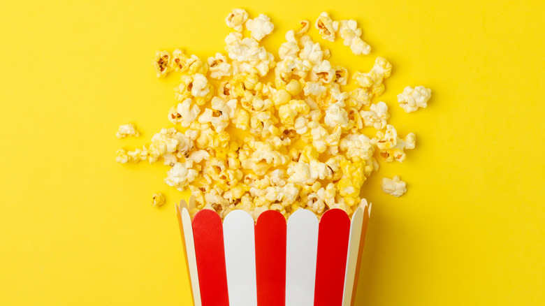 A box of popcorn.