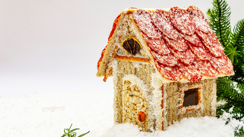 Meat roof charcuterie chalet