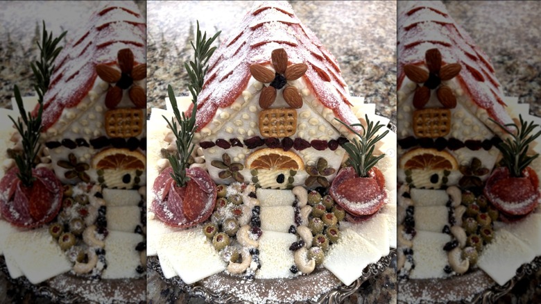 Fresh herbs charcuterie chalet