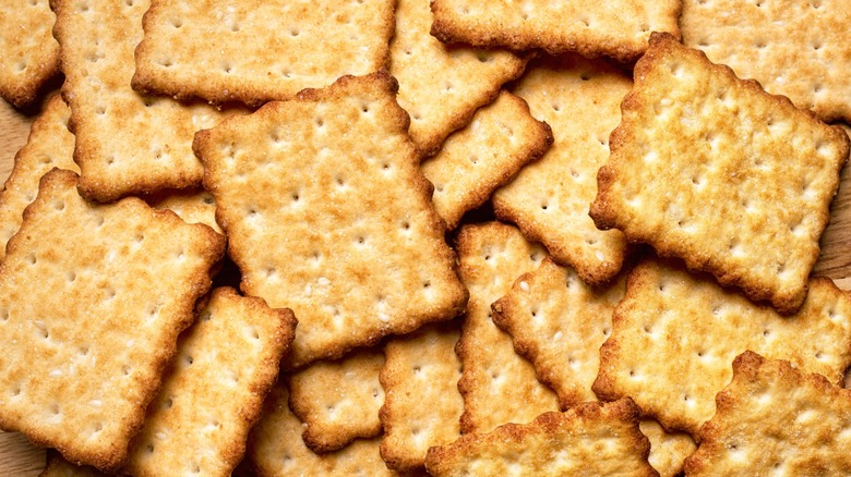 view of several crackers