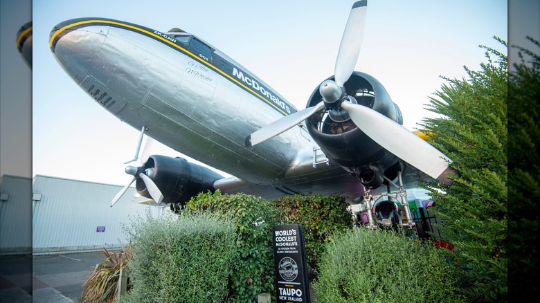 The McDonald's aircraft in Taupo, New Zealand