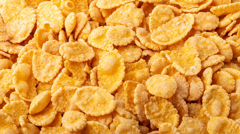 A pile of cornflakes.