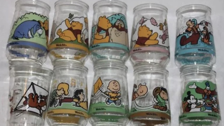 Welch's jelly cars with characters on them