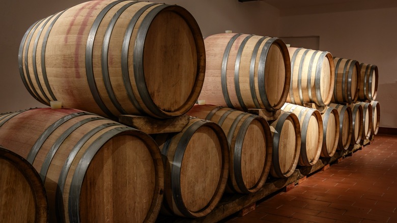 Whiskey barrels