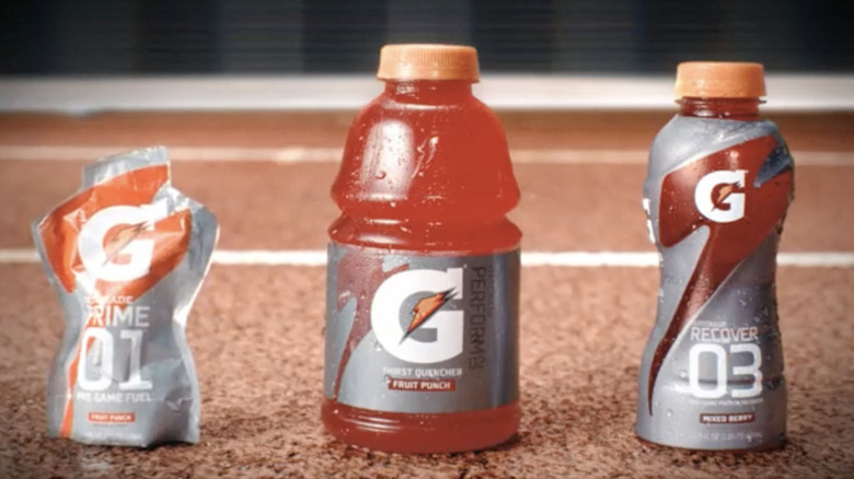 The Gatorade G-Series line of 2011, featuring three different designs