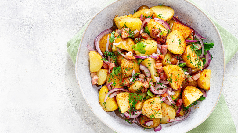 Bowl of potato salad