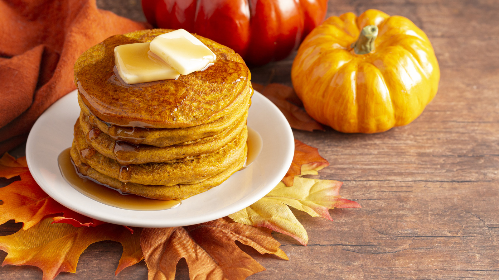 Give Basic Pancakes Rich Fall Flavor With A Pinch Of These Pantry Staples