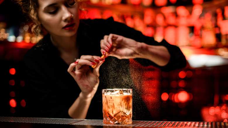 old fashioned orange juice sprinkle