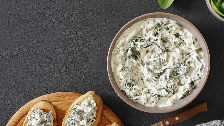 Spinach and artichoke dip
