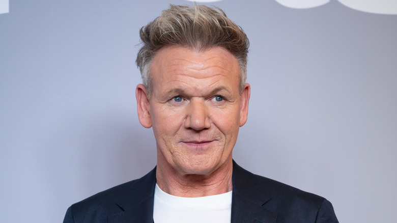 Gordon Ramsay slightly smiling at Esquire's "Man of the Year" awards
