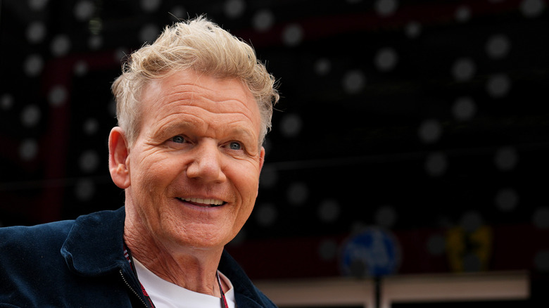 Gordon Ramsay smiling