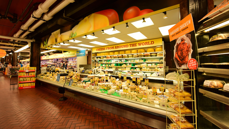 The deli section at a Stew Leonard's grocery store