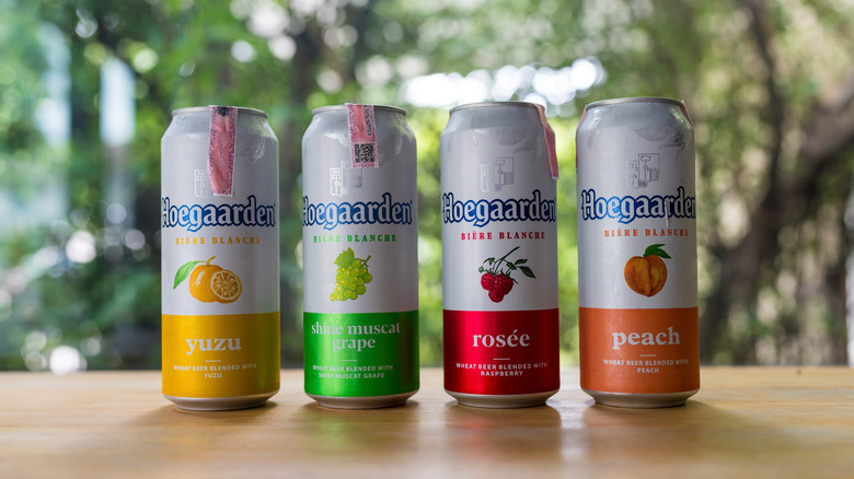 variety of fruity beer