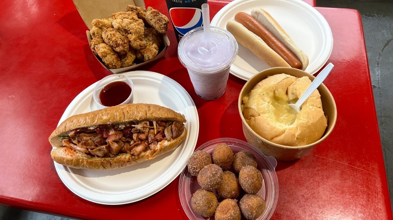 Australian Costco food court items