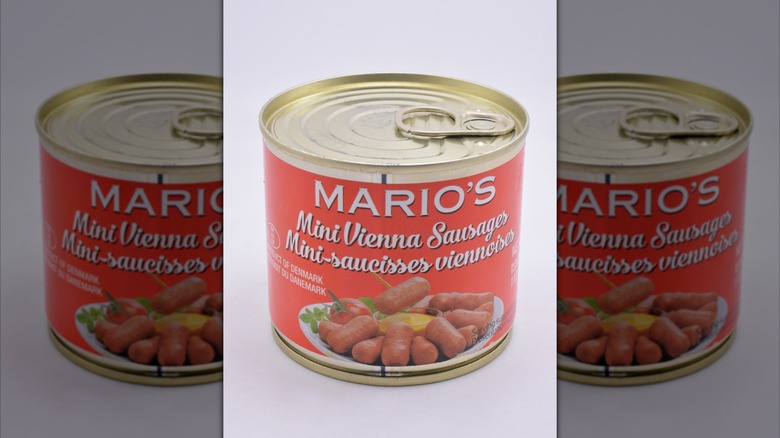 Canned Vienna sausages