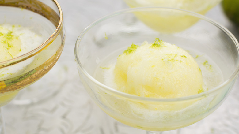 Ice cream and tequila