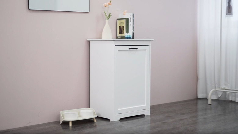 Target Sandinrayli 10 Gallon Tilt Out Trash Cabinet.