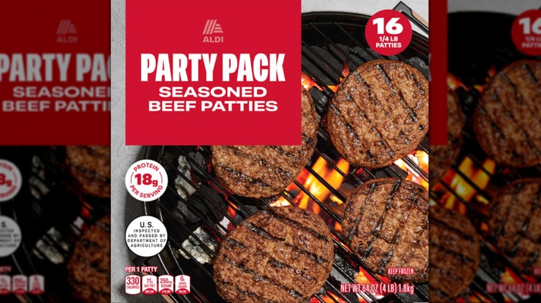 Party Pack Seasoned Beef Patties