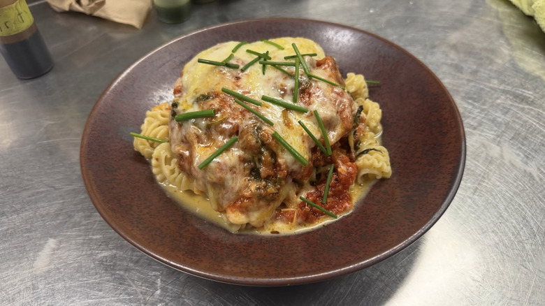 Chicken parmesan at BoccaLupo