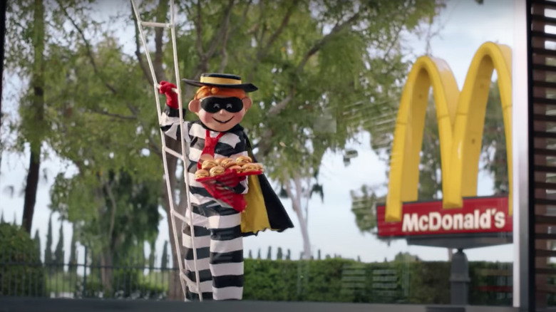 The Hamburglar in a new ad
