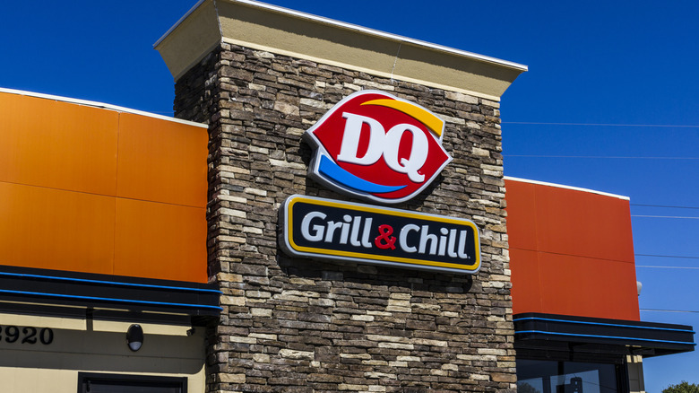 Exterior of a Dairy Queen restaurant