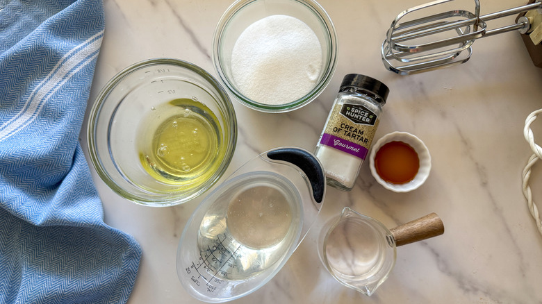 Homemade marshmallow fluff ingredients