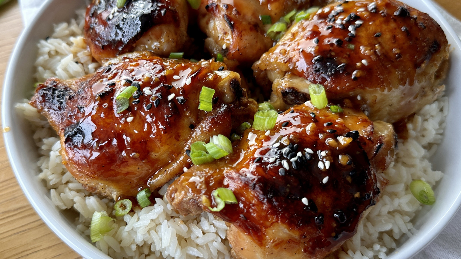 Honey Soy Marinated Baked Chicken Thighs Recipe - Chowhound