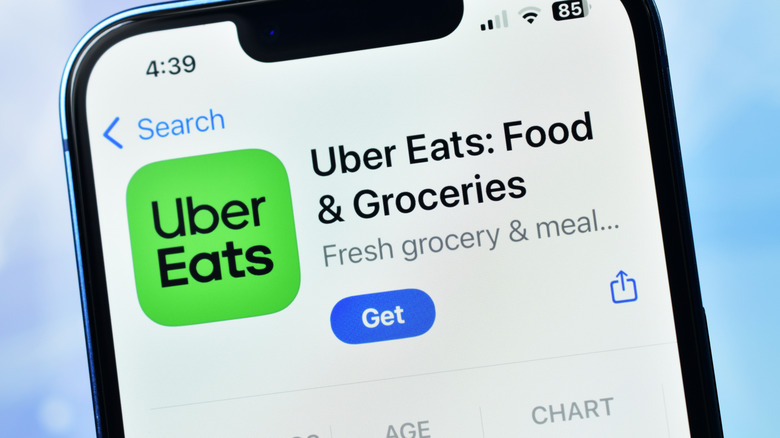Uber Eats app