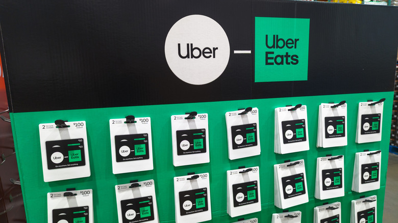 Uber gift cards