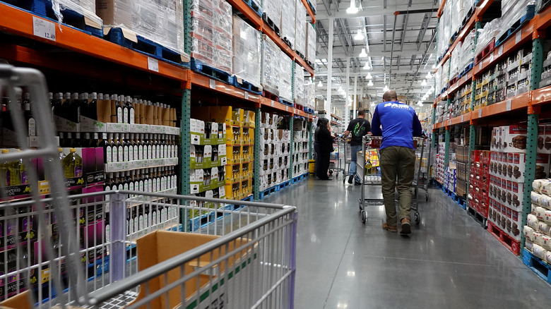 Costco store aisle