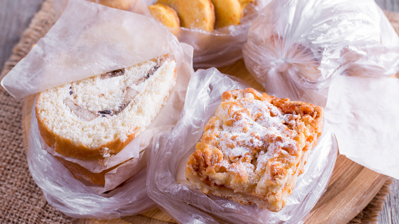 A batch of frozen pastries.