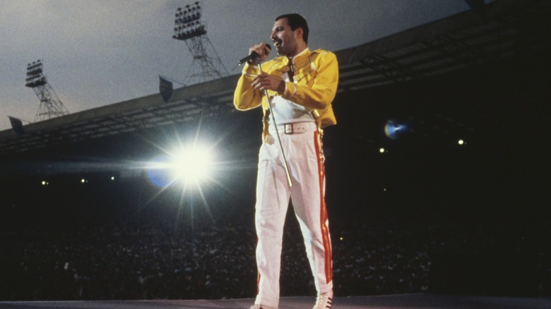 Freddie Mercury at Wembley Stadium