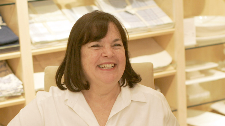 Ina Garten at a book signing