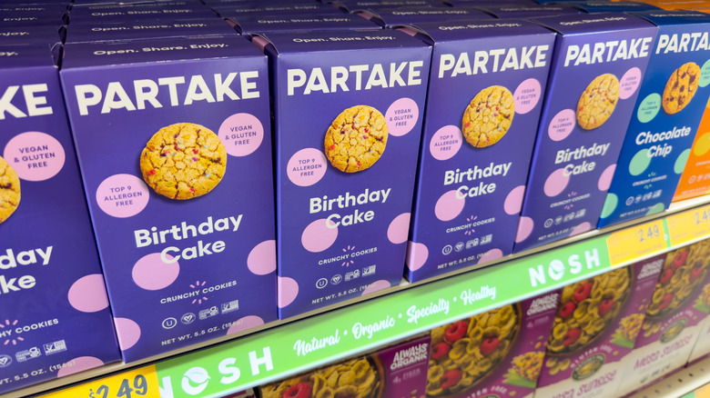 Partake Cookies NOSH aisle