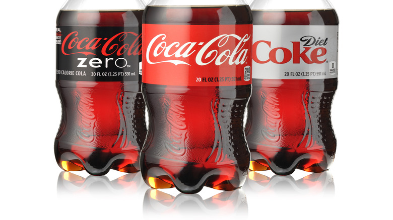 Bottled coke products