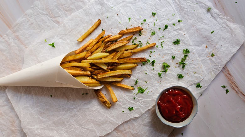 cone of french fries