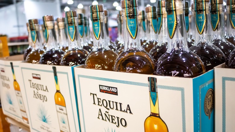 Kirkland añejo tequila