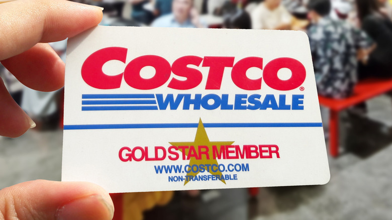 Close-up of Costco Wholesale membership card