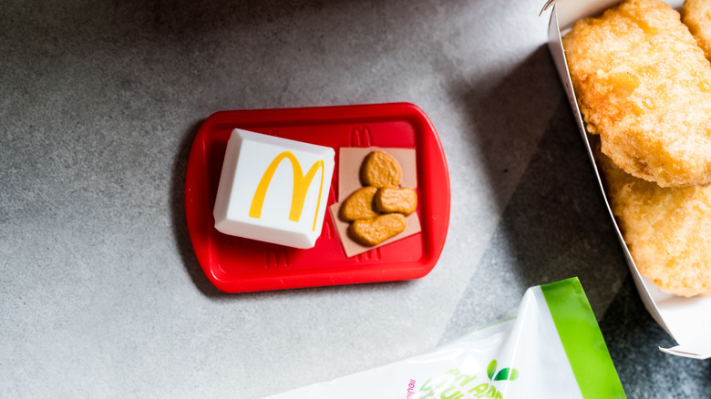 Four piece McNugget order from McDonald's