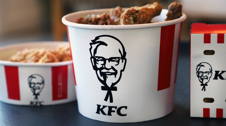 KFC chicken bucket