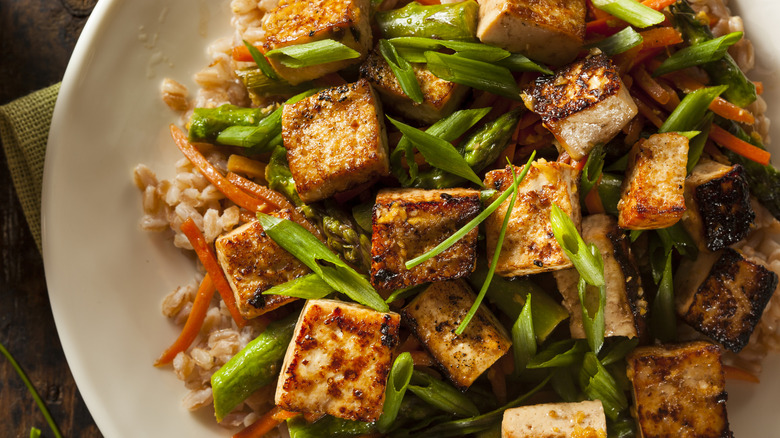 tofu vegetable stir fry