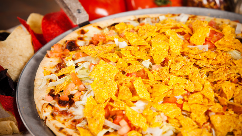 Taco pizza