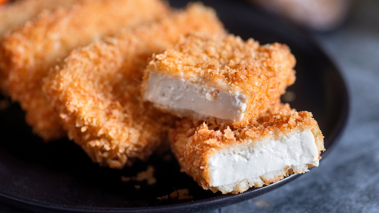 crispy breaded tofu