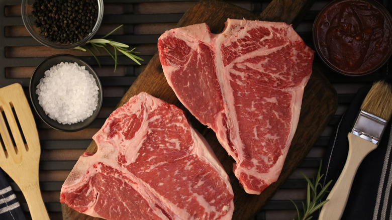 Porterhouse steaks