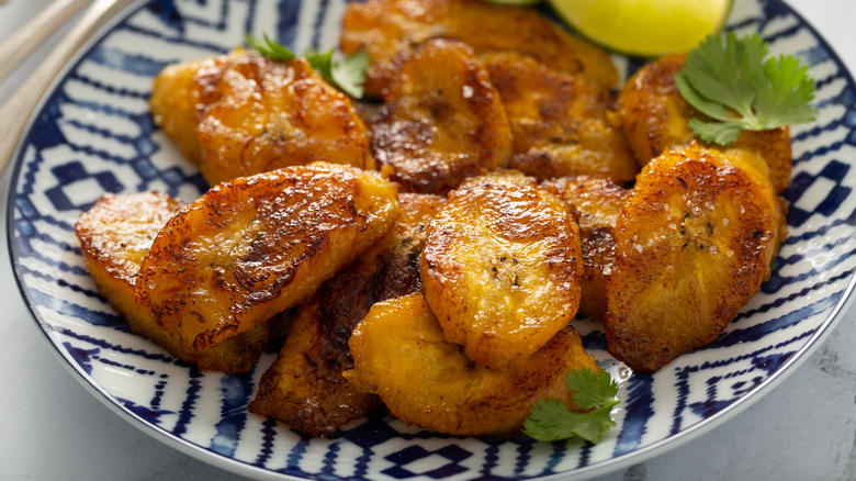 fried plantains in a bowl